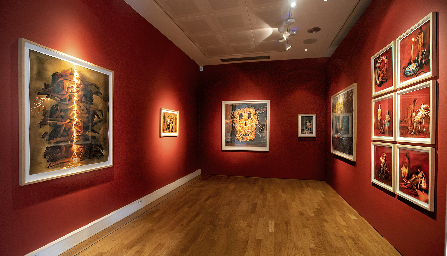 Vue d'exposition, Maison du Danmark, 2018