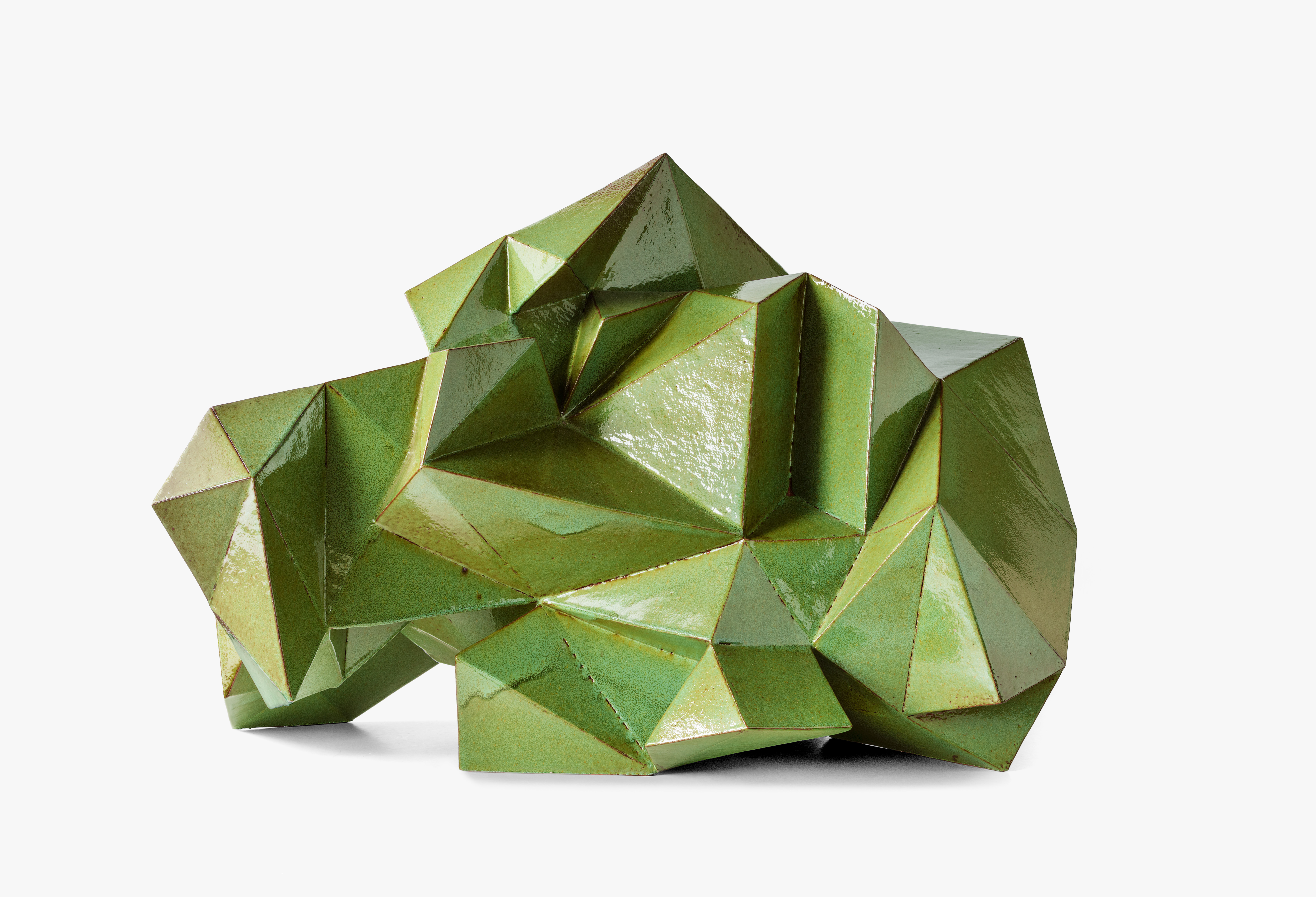 Green Complexity, 2014. Grès et émail.